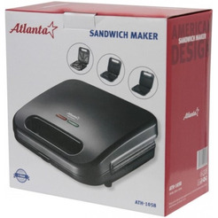 Мультипекарь 3 в 1 Atlanta ATH-1058 (black)