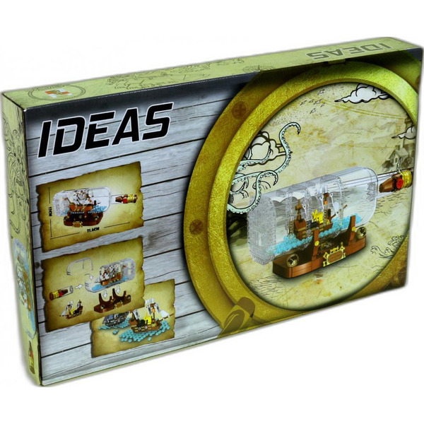 Конструктор KING 17303 Корабль в бутылке