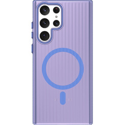 Задняя накладка CASE Translucent Strip Samsung Galaxy S22 Ultra, синий