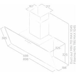 Вытяжка Elica Shire WH/A/90 No Plug