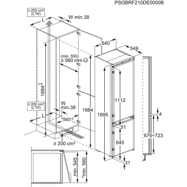 Холодильник Electrolux TwinTech 600 E6MNCE19S