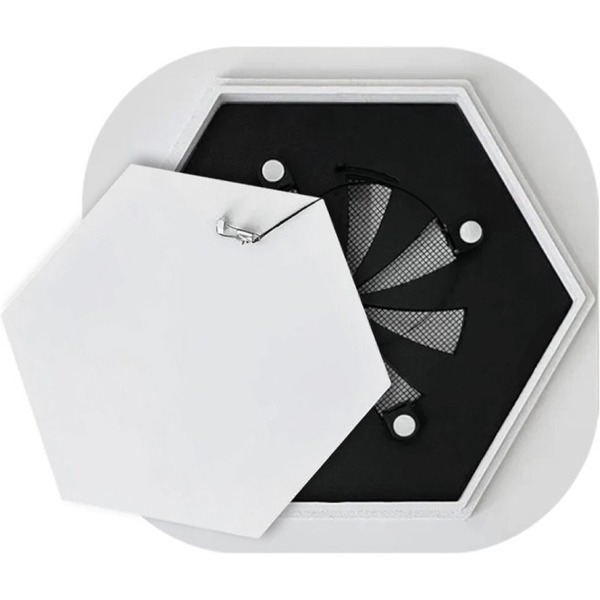 Вентиляционная решетка теневая с вентилятором и регулировкой воздуха HOMY AIR AH100WRS