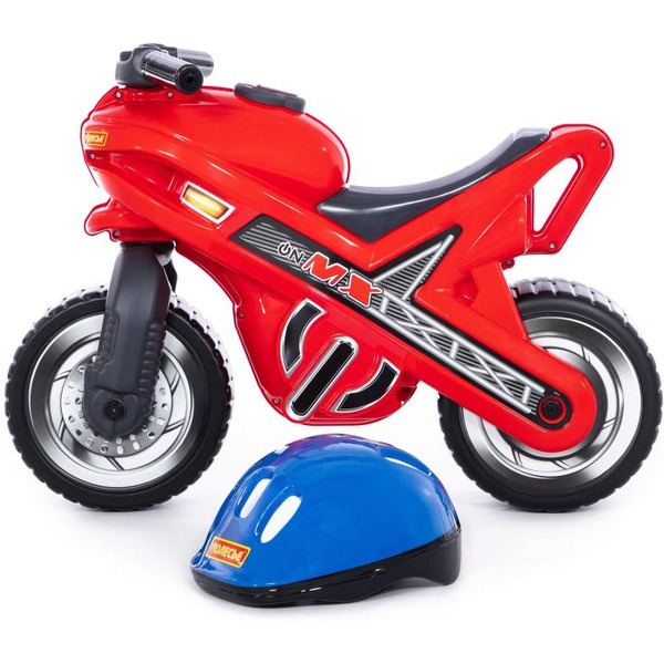 Каталка Полесье МХ со шлемом 46765