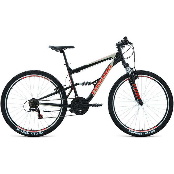Велосипед Forward Raptor 27.5 1.0 р.16 2020-2021 (черный/красный)