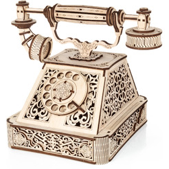 Механическая модель в виде конструктора EWA Ретро Телефон