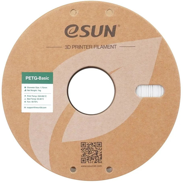 Пластиковая нить ESUN PETG-Basic 1,75 мм (белый)