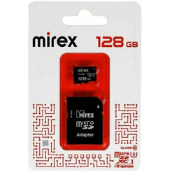 Карта памяти Mirex microSDXC 13613-AD3UH128 128GB (с адаптером)