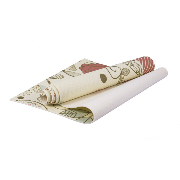 Коврик для йоги Bradex SF 0406 с рисунком ФЛАУЭР