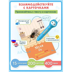 Развивающий игровой набор Biidi Ручка для чтения Q10 (синий)