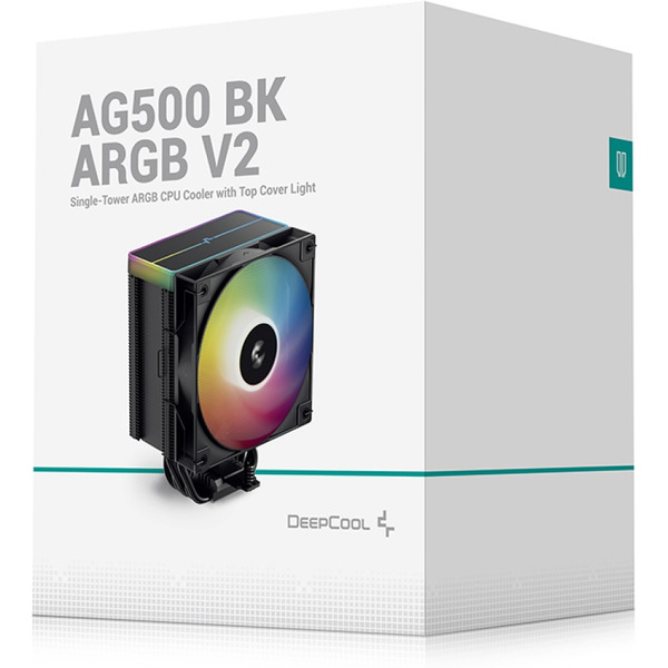 Кулер для процессора DeepCool AG500 BK ARGB V2 R-AG500-BKAMMN-GJD