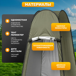 Палатка для душа и туалета Sundays ZC-TT055 (зеленый)