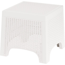 Садовый стол Альтернатива Ротанг Лайт М8910 (белый)