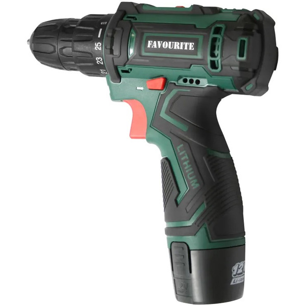 Дрель-шуруповерт Favourite DC-1202 PROMO с 2-мя АКБ. кейс