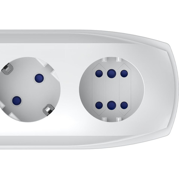 Сетевой фильтр Pilot Pro USB 3м (6 розеток) серый