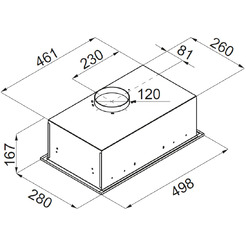 Вытяжка MAUNFELD Crosby Singl 5028 (нержавеющая сталь)