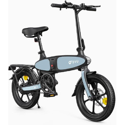Электровелосипед DYU C2 250W (голубой)