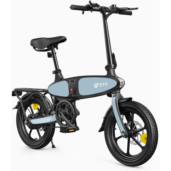 Электровелосипед DYU C2 250W (голубой)
