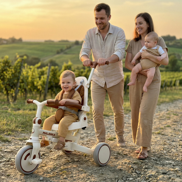 Детский велосипед Bubago Malanka BG 211-1 (бежевый)