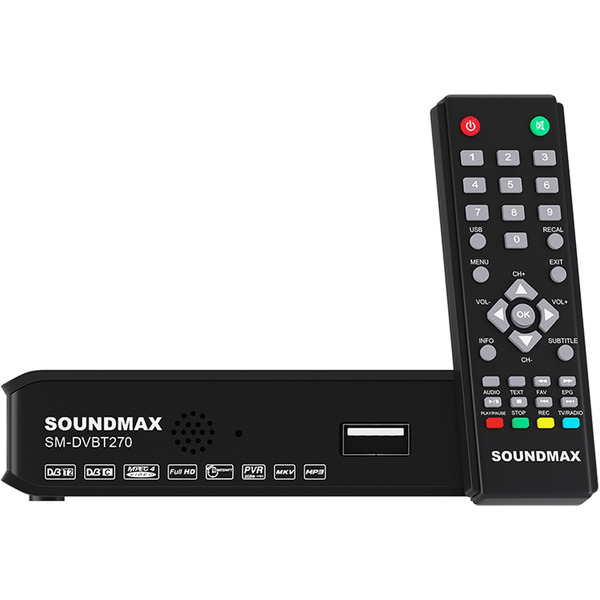 Приемник цифрового ТВ Soundmax SM-DVBT270