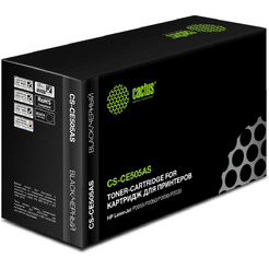 Картридж лазерный Cactus CS-CE505AS CE505A черный (2300стр.) для HP LJ P2055/P2035