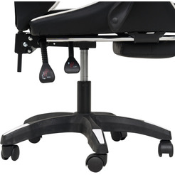 Игровое кресло Calviano 1583 (черный/белый)