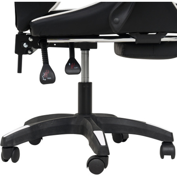 Игровое кресло Calviano 1583 (черный/белый)