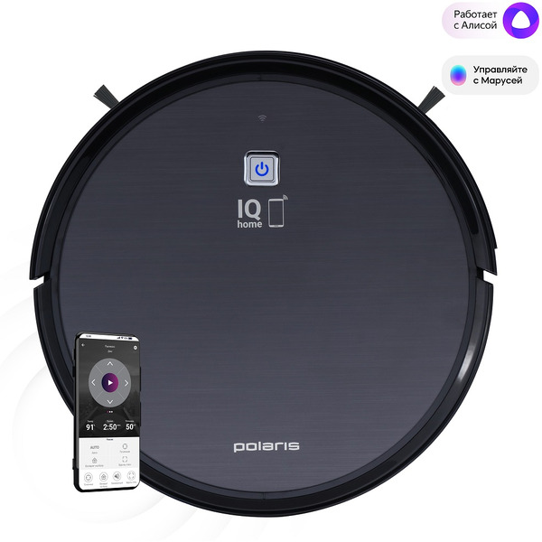 Робот-пылесос Polaris PVCR 1226 WI-FI IQ Home GYRO (графит)