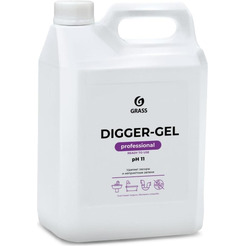 Средство для прочистки канализационных труб GRASS "DIGGER-GEL" 5.3кг (125206)