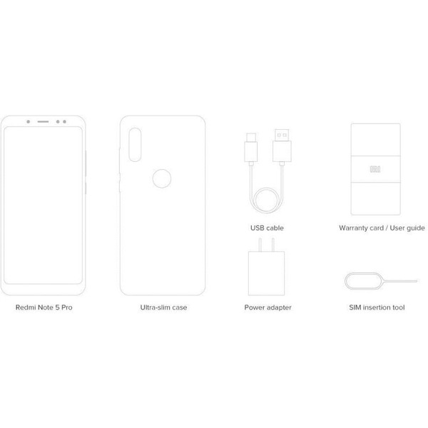 Смартфон XIAOMI Redmi Note 5 4GB/64GB Black