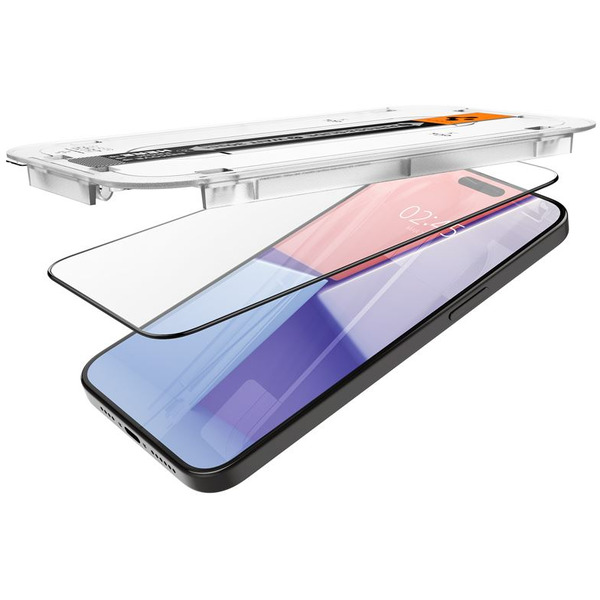 Защитное стекло Spigen Glass TR EZ Fit FC для iPhone 15 AGL06908