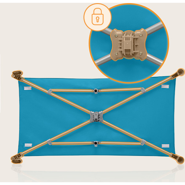 Кровать-манеж Lionelo Stefi (Green Turquoise)