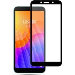 Защитное стекло CASE 3D для Huawei Y5p / Honor 9S (черный глянец)