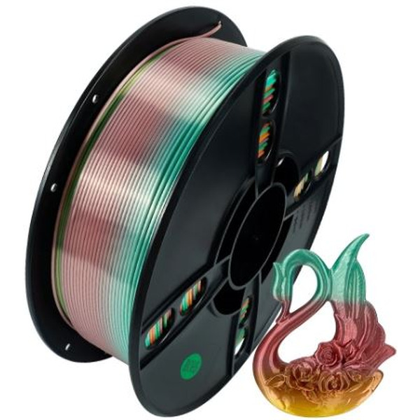 Пластик Kingroon PLA Silk 1.75мм B01892 (1кг, Rainbow Macaron)