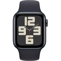 Умные часы Apple Watch SE 2023 40mm Midnight MR9X3LL/A (силиконовый ремешок S/M)