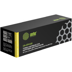 Картридж лазерный Cactus CS-CF412X CF412X желтый (5000стр.) для HP CLJ Pro M452dn/ M452dw/M477fdn/M477fdw