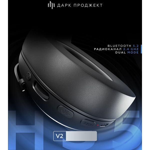 Наушники Дарк Проджект HS5 V2 DP-HS-1005 (черный)