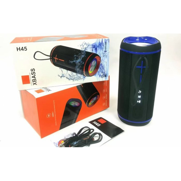 Беспроводная колонка Bseng H45 (черный/синий)