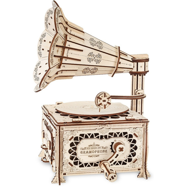 Механическая модель в виде конструктора EWA Граммофон