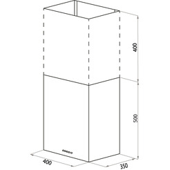Вытяжка HOMSair Phlox Push 40 (белый)
