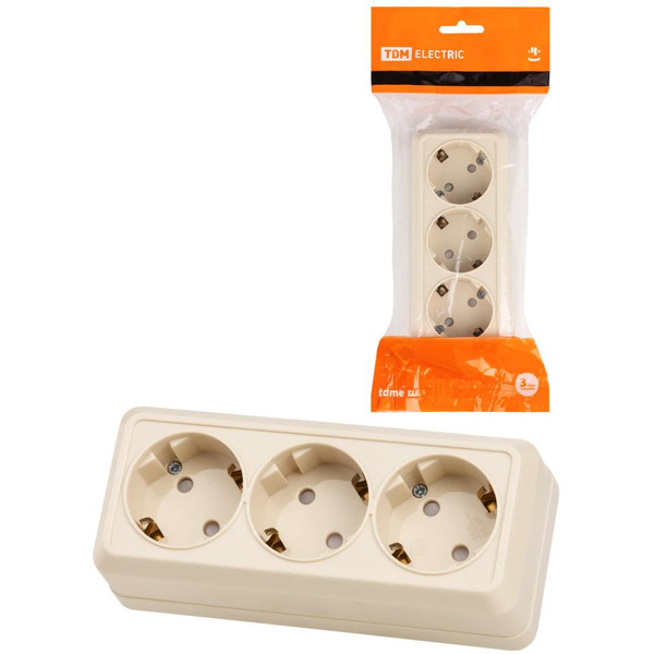 Розетка TDM Electric Ладога SQ1801-0227