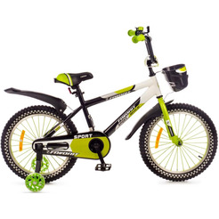 Детский велосипед Favorit Sport 18 SPT-18GN2 (черный/зеленый)