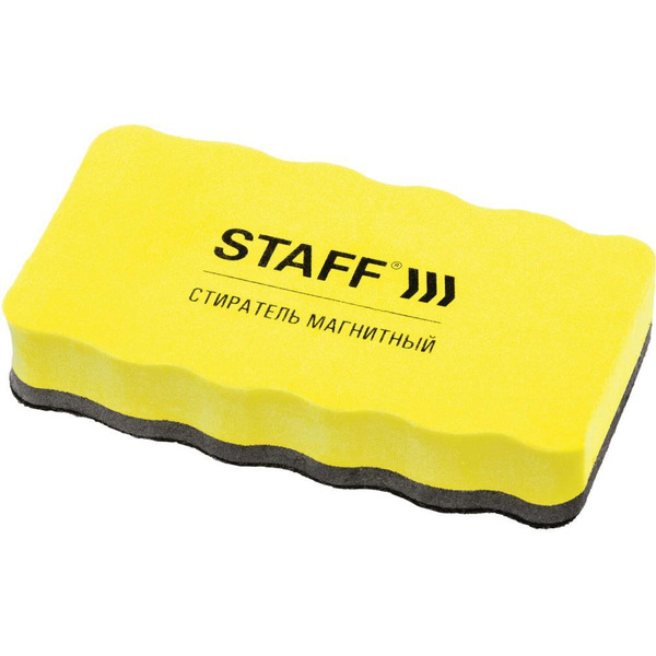 Стиратели магнитные для магнитно-маркерной доски Staf 237511 Желтый (5 шт.)