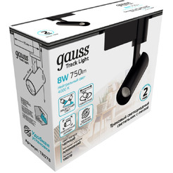 Светильник трековый Gauss цилиндр TR078