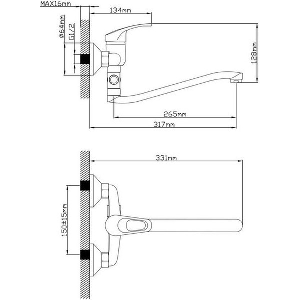 Смеситель AV Engineering AVURS7-A120-222