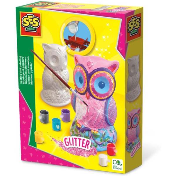 Набор для творчества из гипса SES Creative Сова 01285