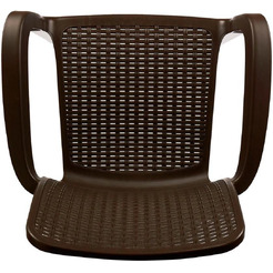 Стул пластиковый PLAST TEAM Rattan ING6182ГШК