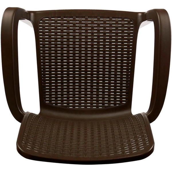 Стул пластиковый PLAST TEAM Rattan ING6182ГШК