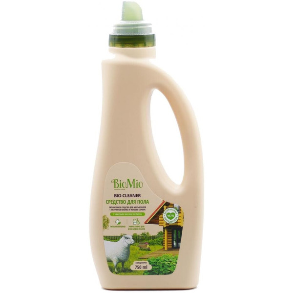 Средство для мытья полов BioMio Мелисса экологичное, концентрат, 750 мл