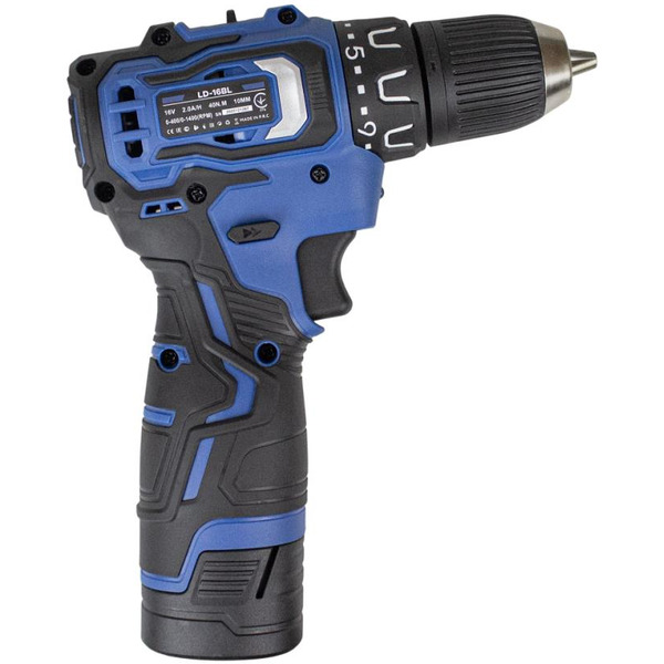 Дрель-шуруповерт Redbo LD-16BL (с 2-мя АКБ, кейс)