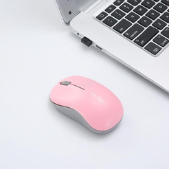 Мышь Dareu LM106G (розовый/серый)
